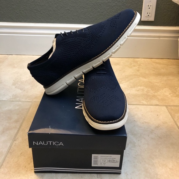nautica wingdeck navy knit